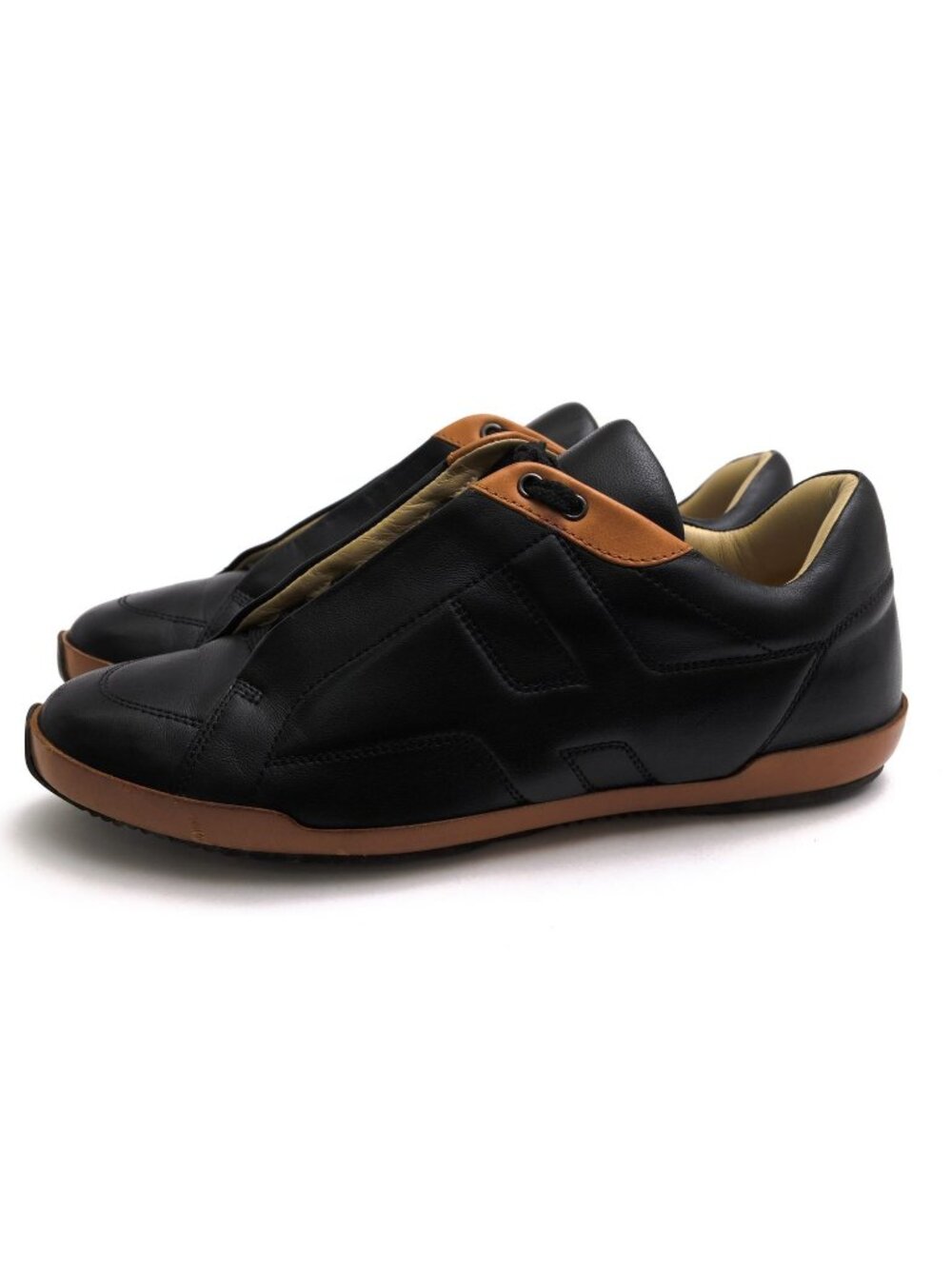 Hermes Sneakers Low-Cut Leather Black